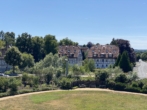 Baugrundstück in Schleusingen mit Schloßblick - Blick vom Schloss zum Grundstück..