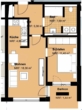 Grundriss - Moderne 2-Zimmer Wohnung auf ca. 49 m² in Lichtenfels