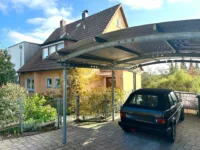 Carport am Haus