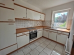 Küche - Mit Einbauküche, schöner Terrasse und Gartenanteil. Helle Erdgeschosswohnung in Lautertal