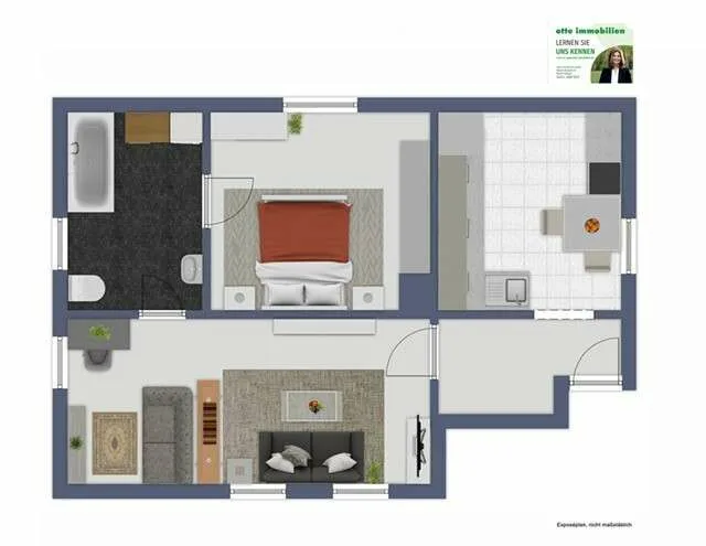Grundriss Wohnung OG