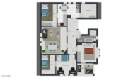 2. Obergeschoss - Wunderschöne 3,5-Zimmer-Wohnung mit antikem Flair in Coburg